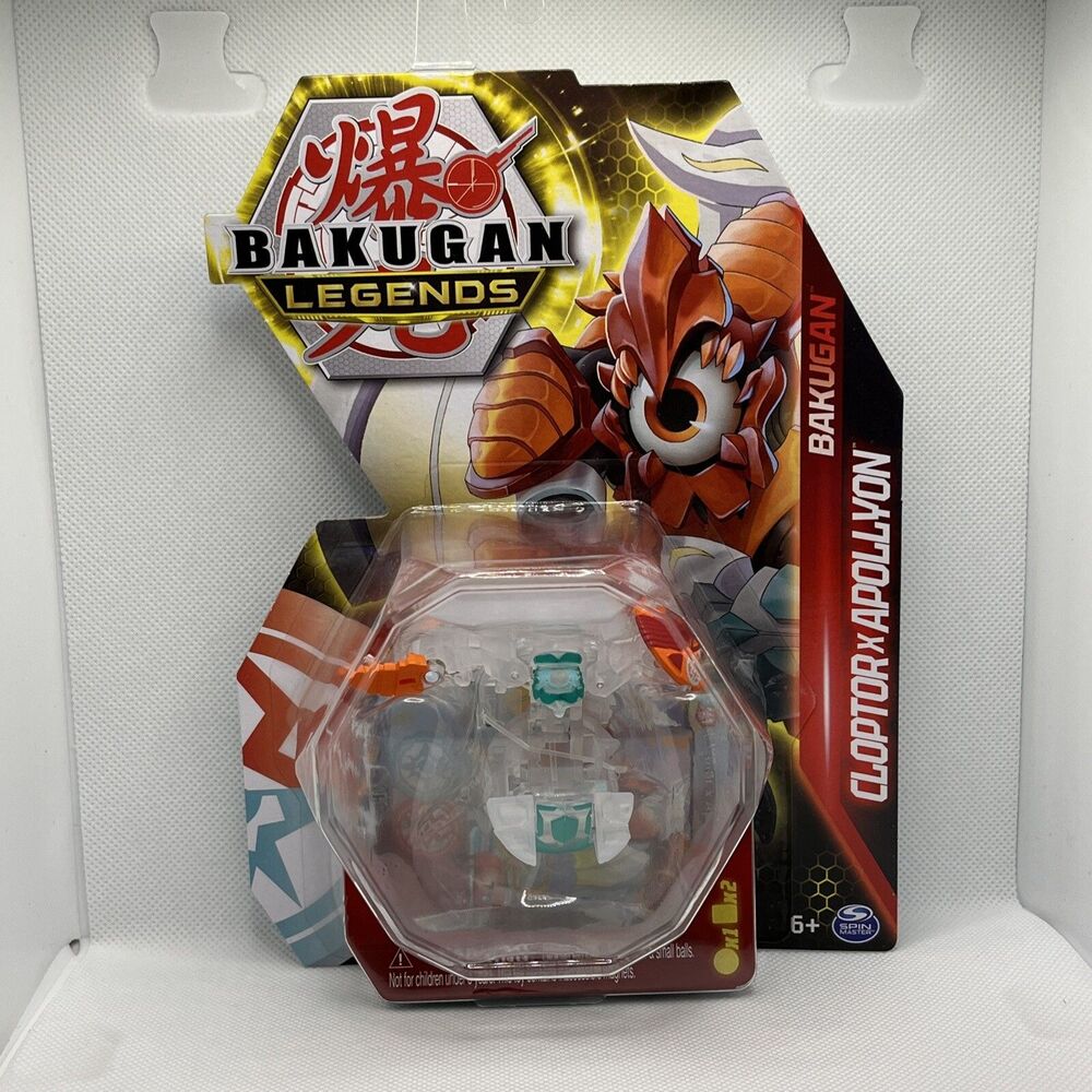 Bakugan Legends Fusion DIAMOND CLOPTOR X APOLLYON Transforming Figure